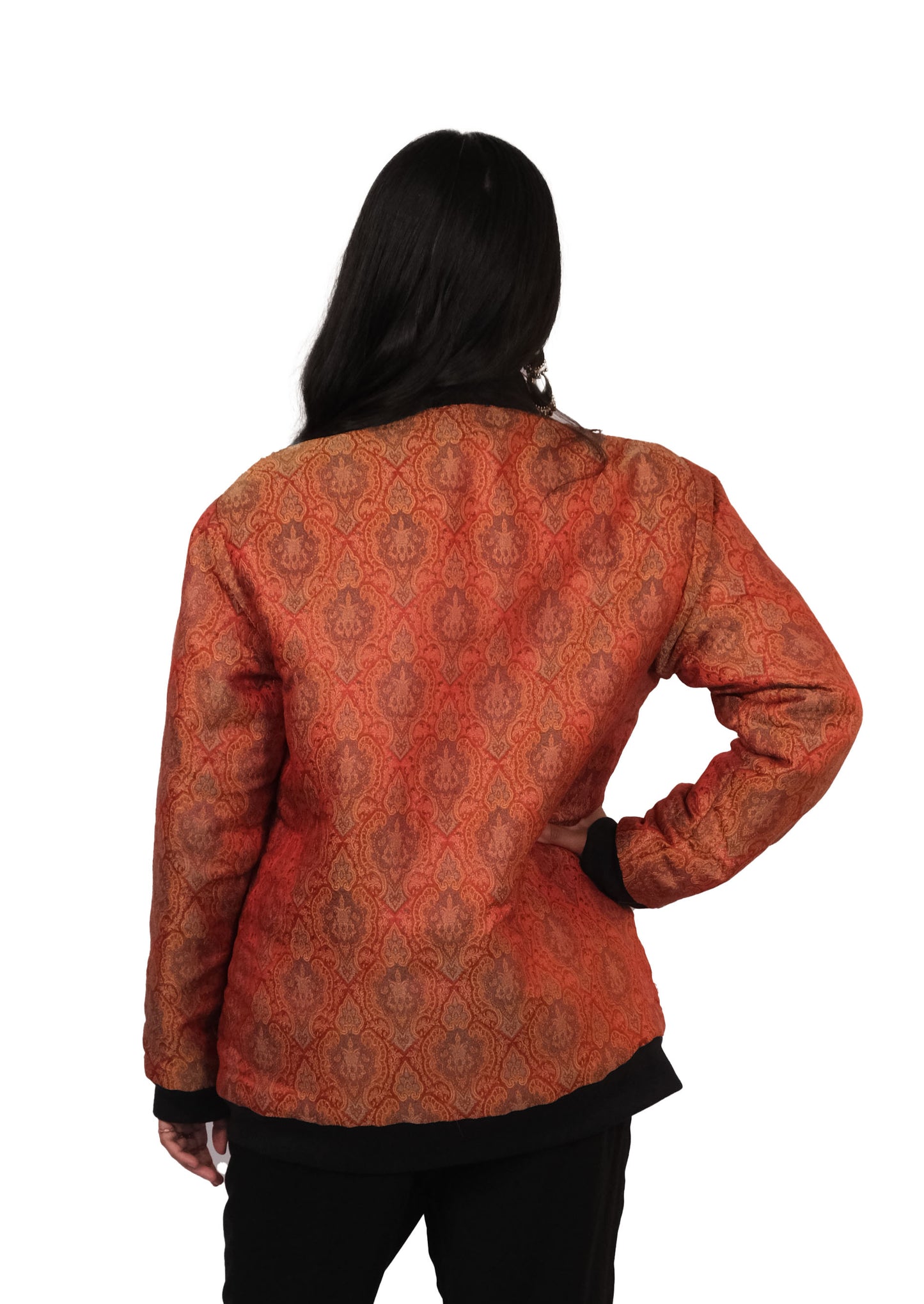 Limited: Ultralight Jacket in Red Jamawar