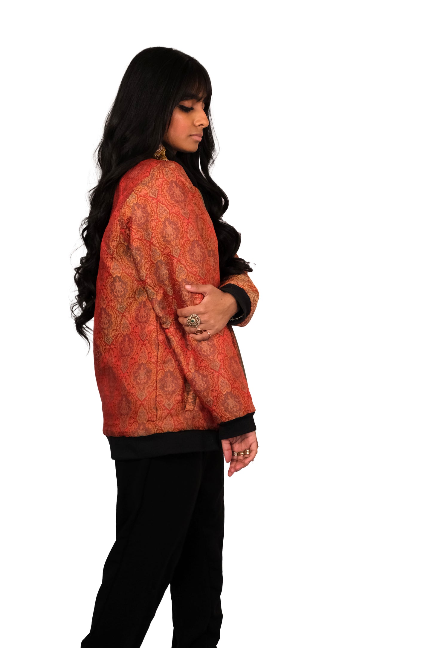 Limited: Ultralight Jacket in Red Jamawar
